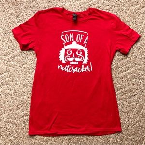 NWOT Son of a Nutcracker Christmas Graphic Tee